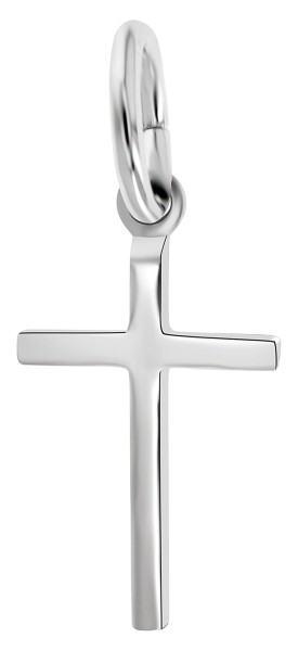 925/- Echt Silber Anhänger "Sloane" (ohne Kette), filigranes Kreuz, rhodiniert