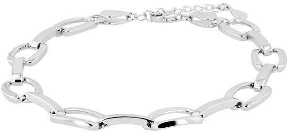 925/- Echt Silber Armband "Giada", 18 + 3 cm, rhodiniert