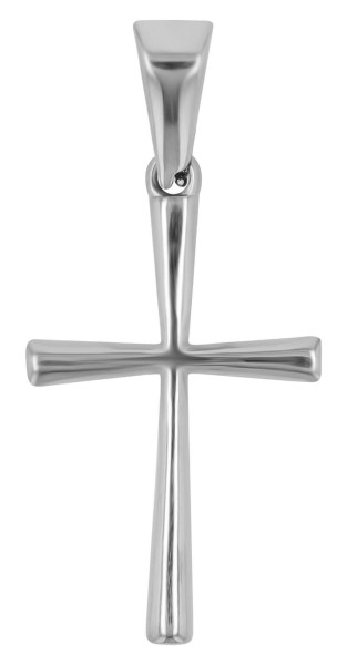 Kettenanhänger Kreuz "Mavi" Edelstahl, silberfarbig oder goldfarbig