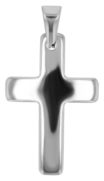 Kreuz Anhänger "Altair" Edelstahl, silberfarbig oder goldfarbig