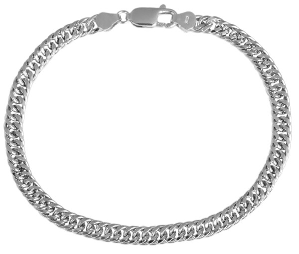 925/- Silber Armband, 925/rhodiniert, 11,67g