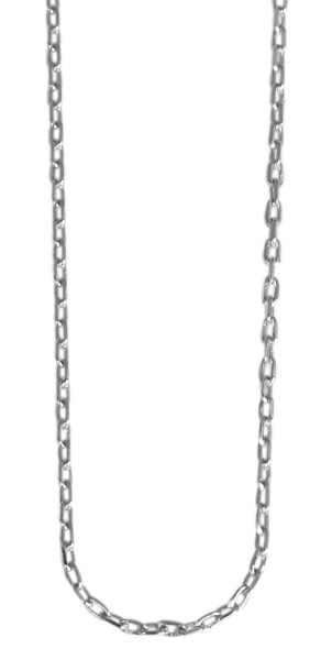 Echtsilber Halskette aus 925/- Sterling Silber, Panzermuster, Breite 0,5 mm, Stärke 0,6mm